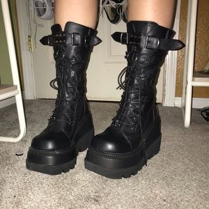 demonia platform boots!